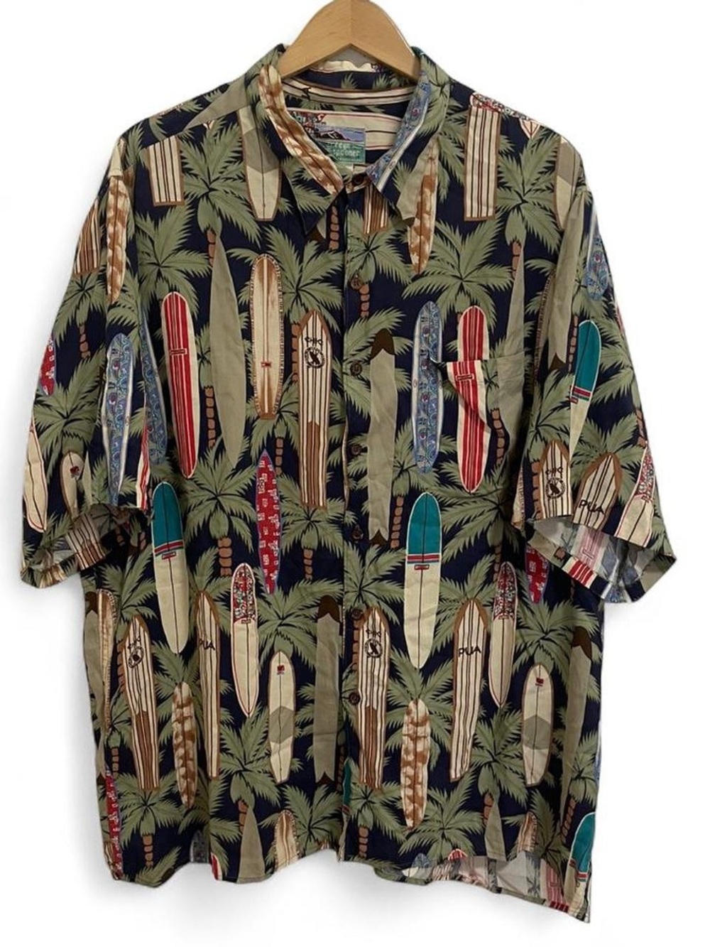 Vintage Reyn Spooner Surfboard Hawaiian Shirt